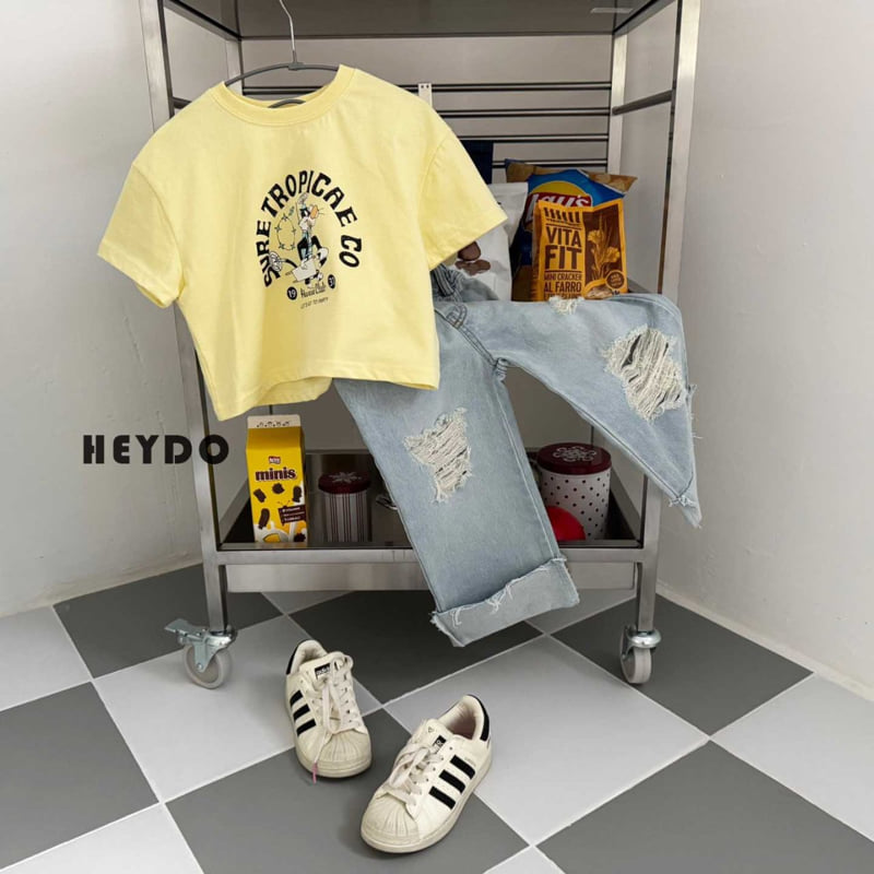 Heydo - Korean Children Fashion - #childrensboutique - Vintage Jeans - 8