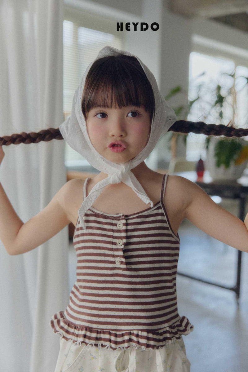 Heydo - Korean Children Fashion - #childrensboutique - Red Triangle Scarf - 2