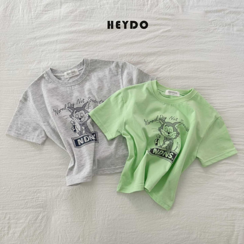Heydo - Korean Children Fashion - #childrensboutique - Latte Cat Tee - 3