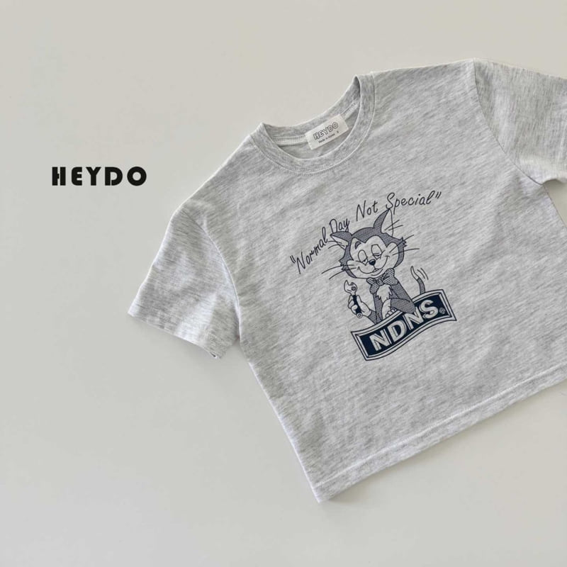 Heydo - Korean Children Fashion - #childrensboutique - Latte Cat Tee - 4