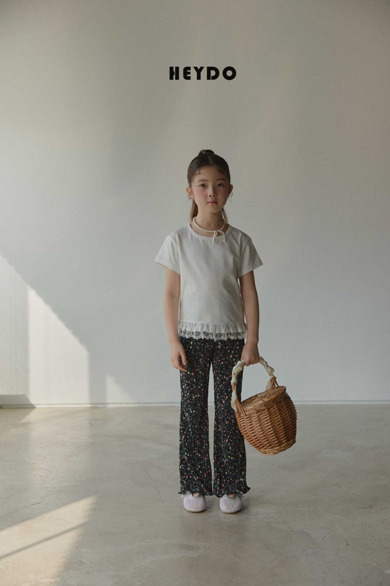 Heydo - Korean Children Fashion - #designkidswear - Dahlia Pleated Bootcut Pants - 10