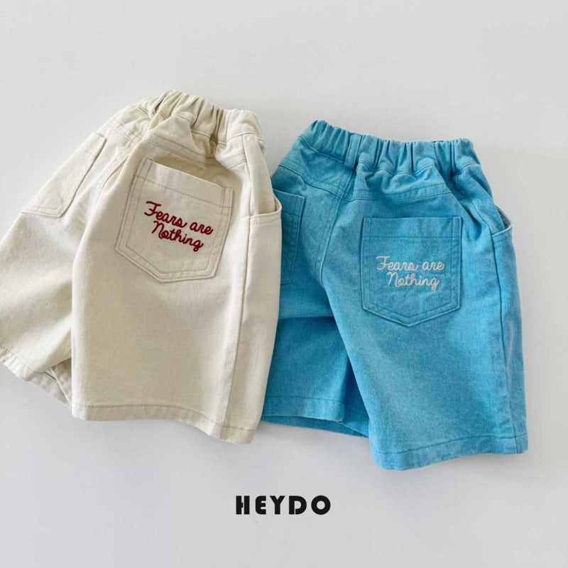Heydo - Korean Children Fashion - #fashionkids - Mine P Embroidered Shorts - 9