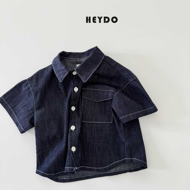 Heydo - Korean Children Fashion - #discoveringself - One Pocket Short Sleeve Shirt - 4