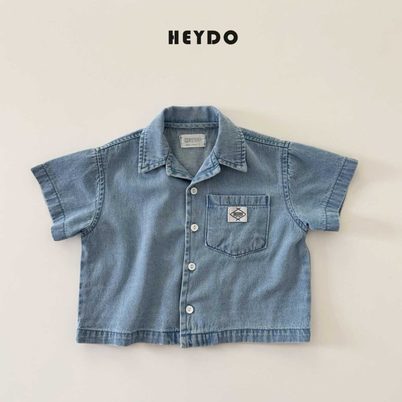 Heydo - Korean Children Fashion - #kidsshorts - Miukara Denim Shirt