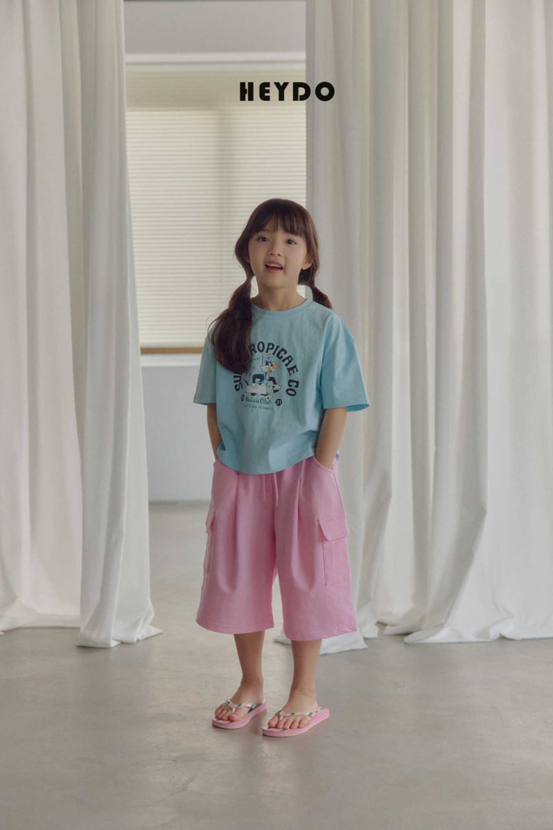 Heydo - Korean Children Fashion - #kidsshorts - Pastel Cargo Pants - 12