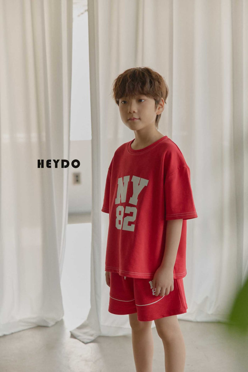 Heydo - Korean Children Fashion - #kidsshorts - NY82 Top Bottom Set - 11