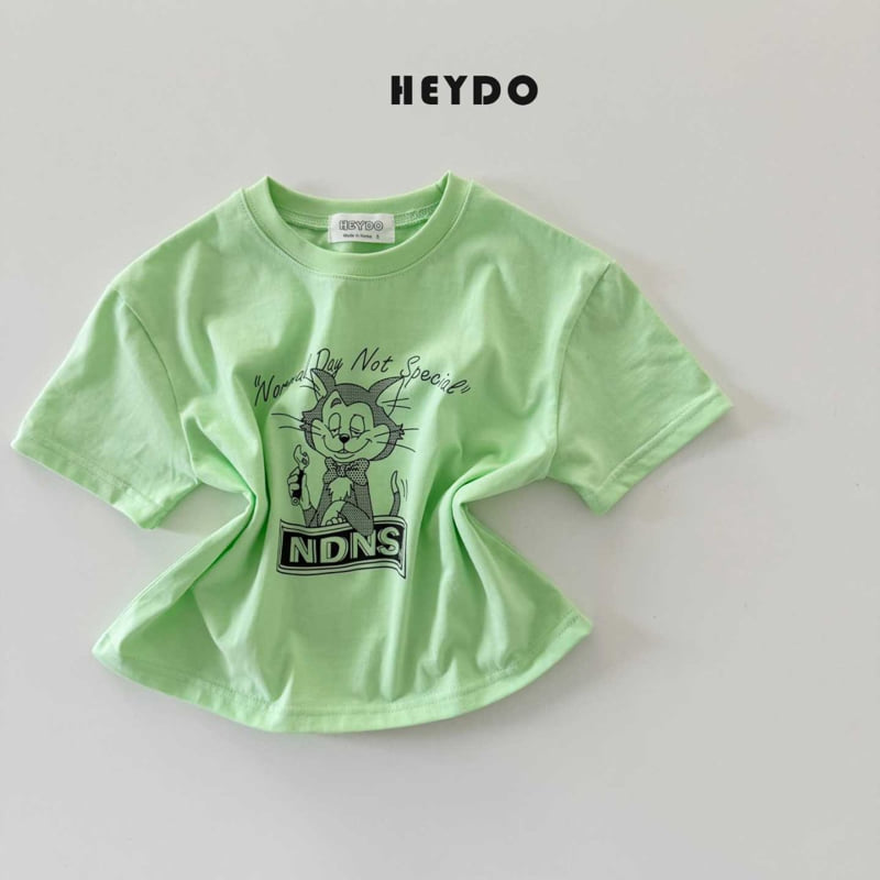 Heydo - Korean Children Fashion - #kidsshorts - Latte Cat Tee - 7
