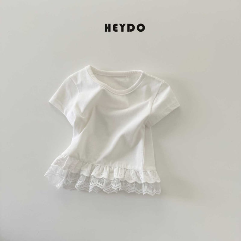 Heydo - Korean Children Fashion - #kidsshorts - Daily Frill Tee - 3