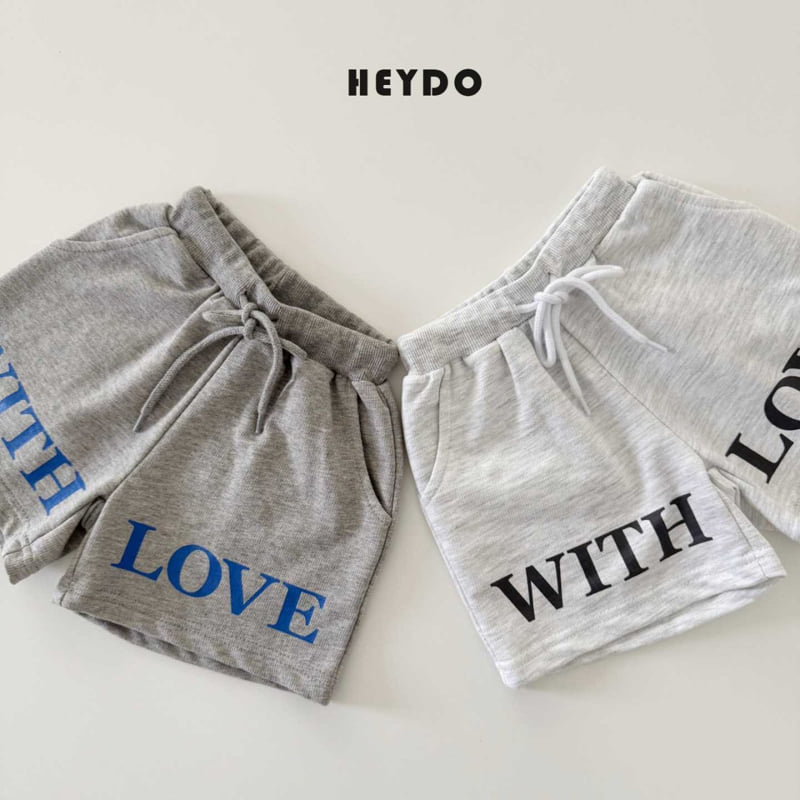 Heydo - Korean Children Fashion - #kidsshorts - With Love Shorts