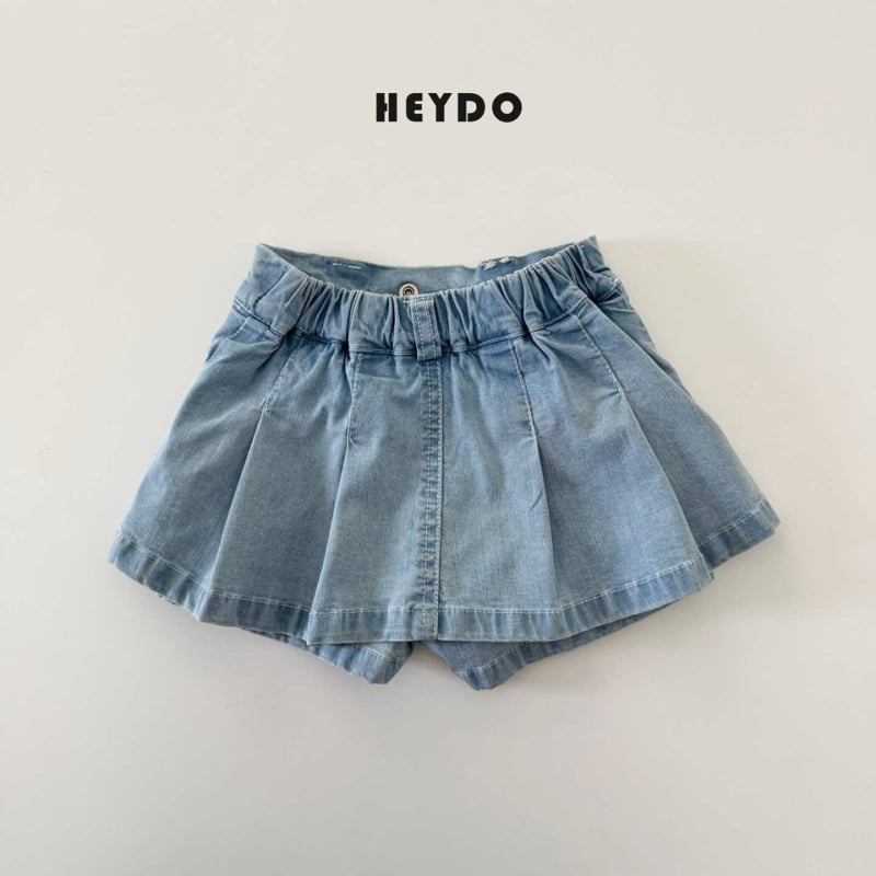 Heydo - Korean Children Fashion - #kidsstore - Mimi Pleated Denim Skirt - 3