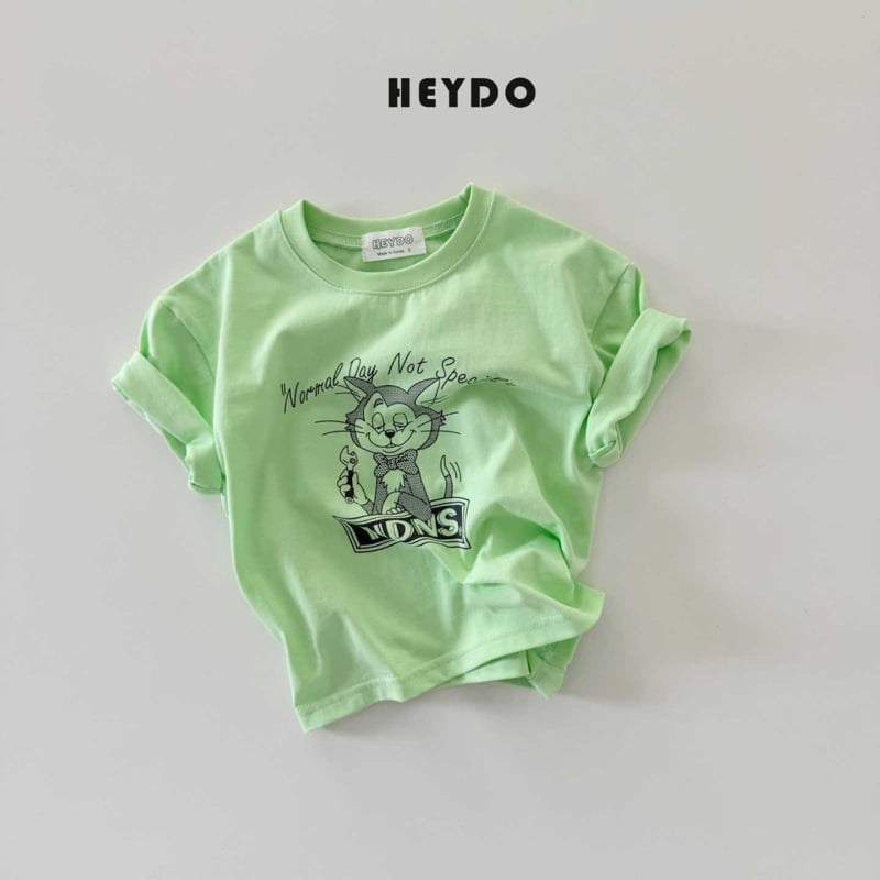 Heydo - Korean Children Fashion - #kidsstore - Latte Cat Tee - 8