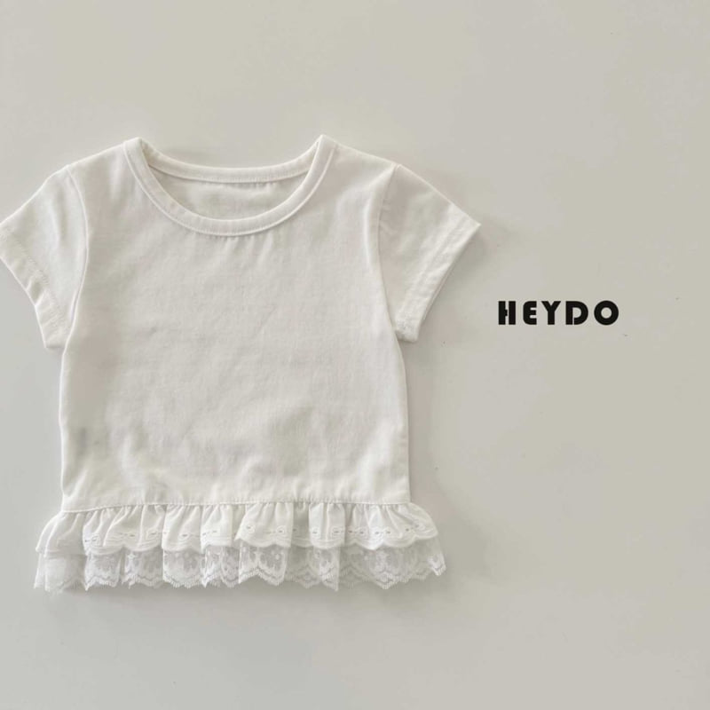 Heydo - Korean Children Fashion - #kidsshorts - Daily Frill Tee - 4