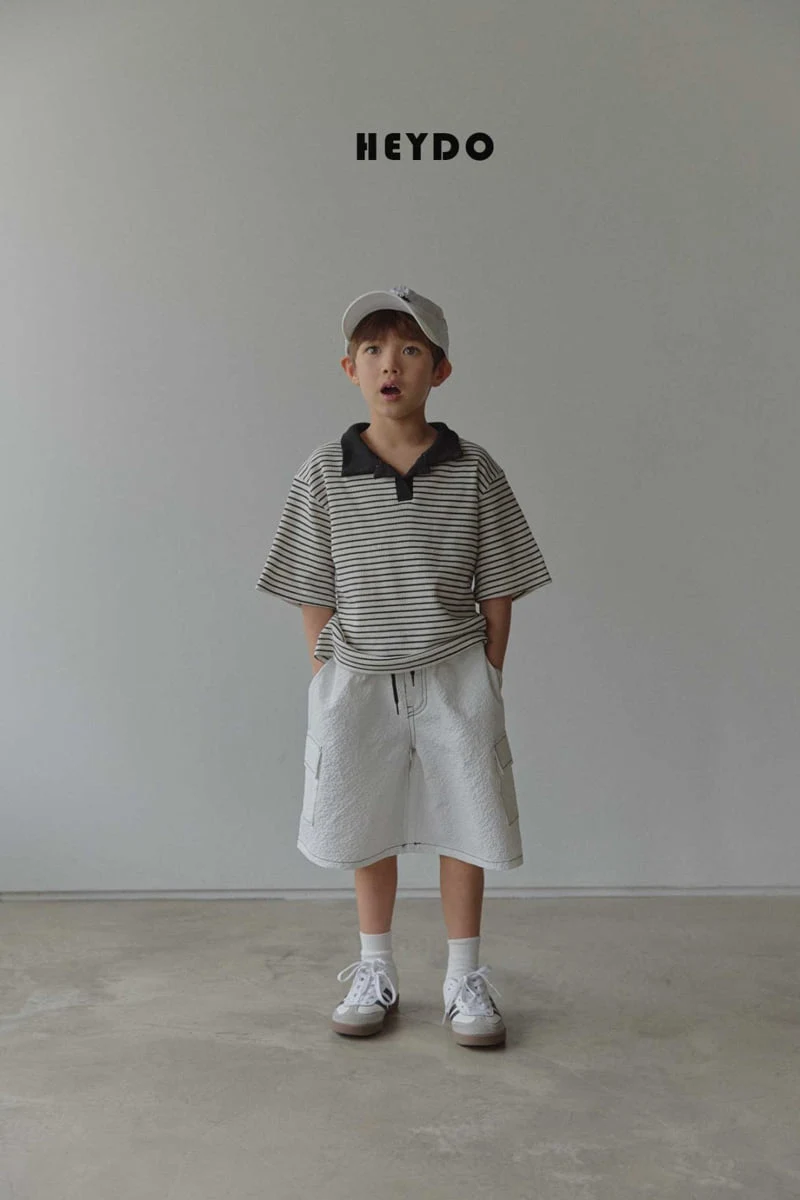 Heydo - Korean Children Fashion - #kidzfashiontrend - Stitch Cargo Pants - 11