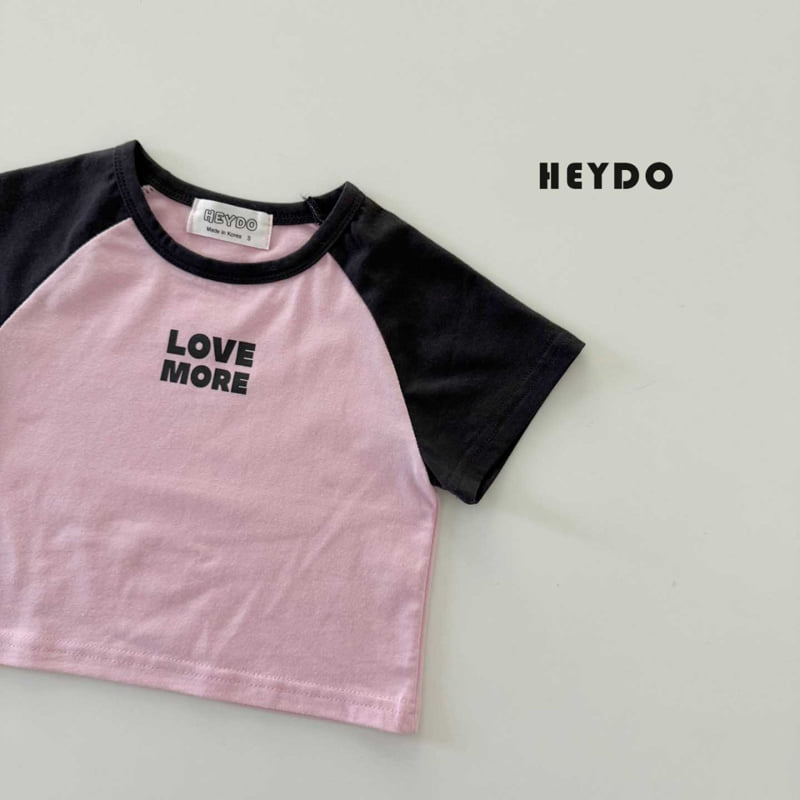 Heydo - Korean Children Fashion - #kidsstore - Love More Tee - 4