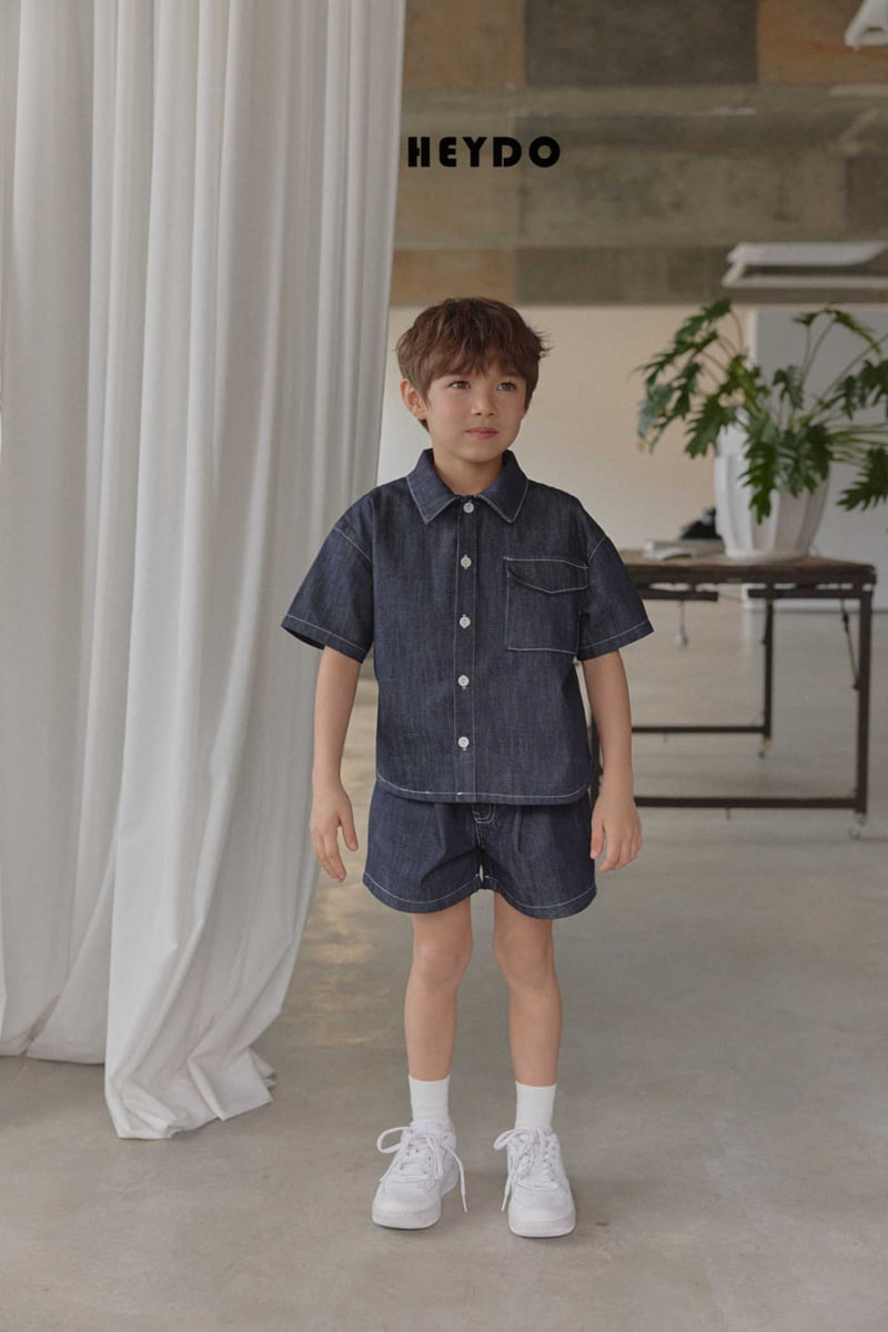 Heydo - Korean Children Fashion - #littlefashionista - One Pocket Short Sleeve Shirt - 9