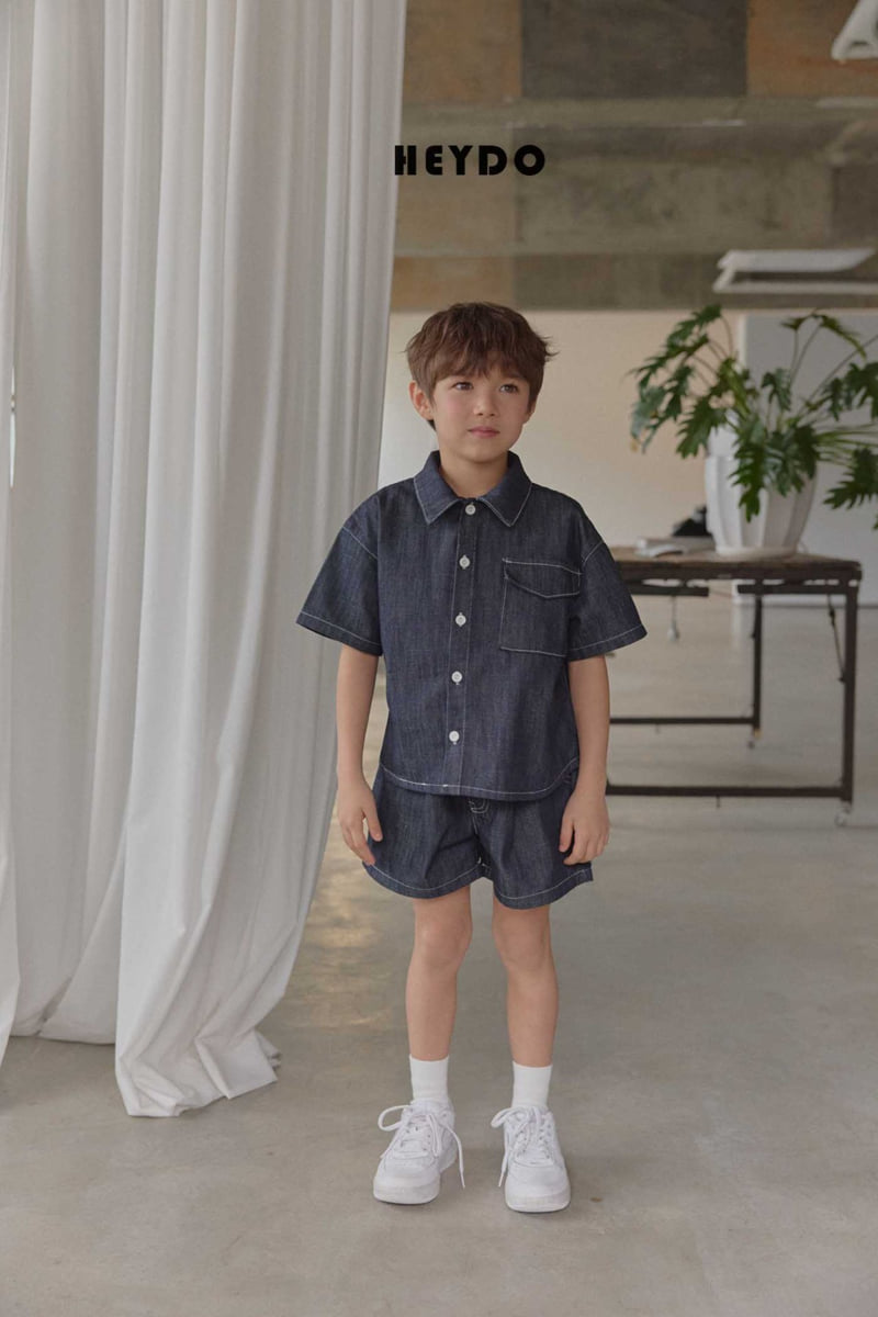Heydo - Korean Children Fashion - #magicofchildhood - One Pocket Short Sleeve Shirt - 10