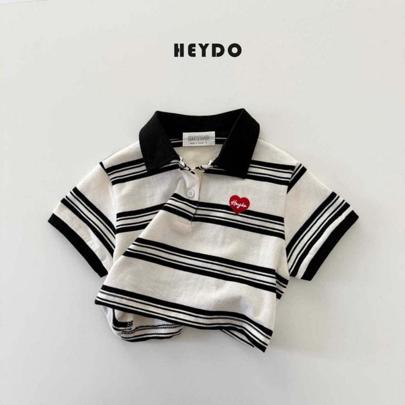 Heydo - Korean Children Fashion - #magicofchildhood - Wappen Bintz Collar Tee - 5