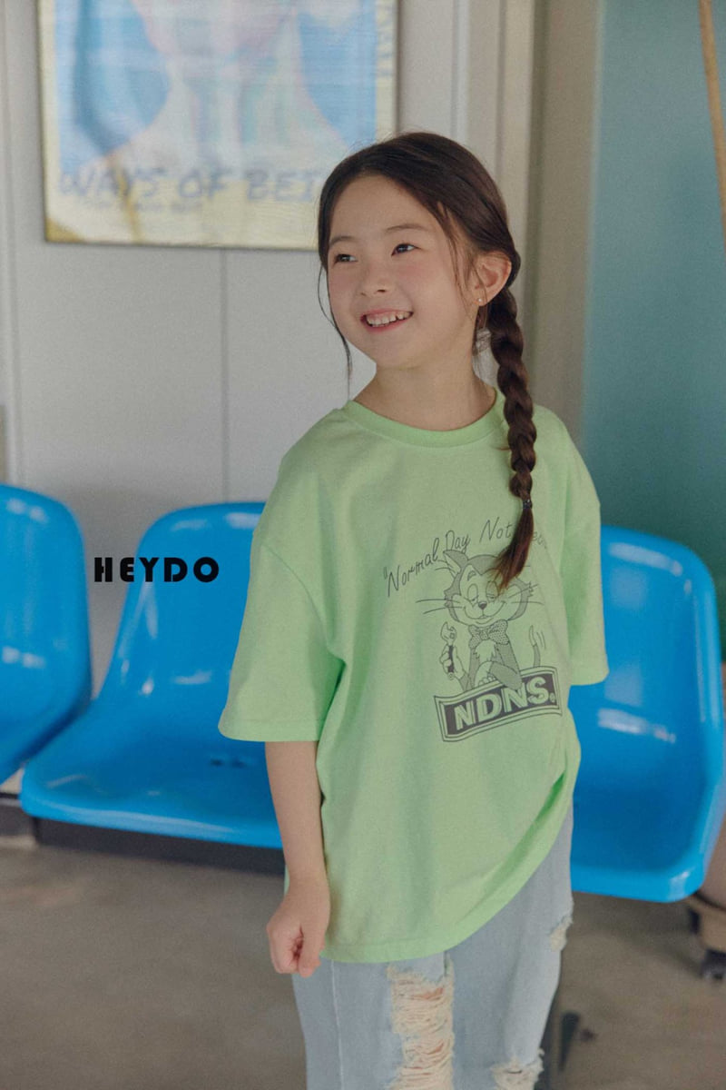 Heydo - Korean Children Fashion - #magicofchildhood - Latte Cat Tee - 12
