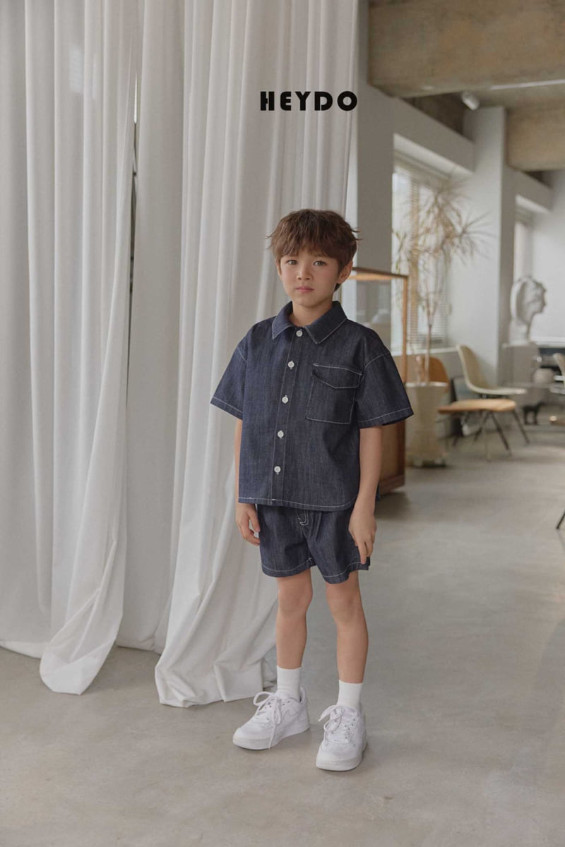 Heydo - Korean Children Fashion - #minifashionista - One Pocket Short Sleeve Shirt - 11