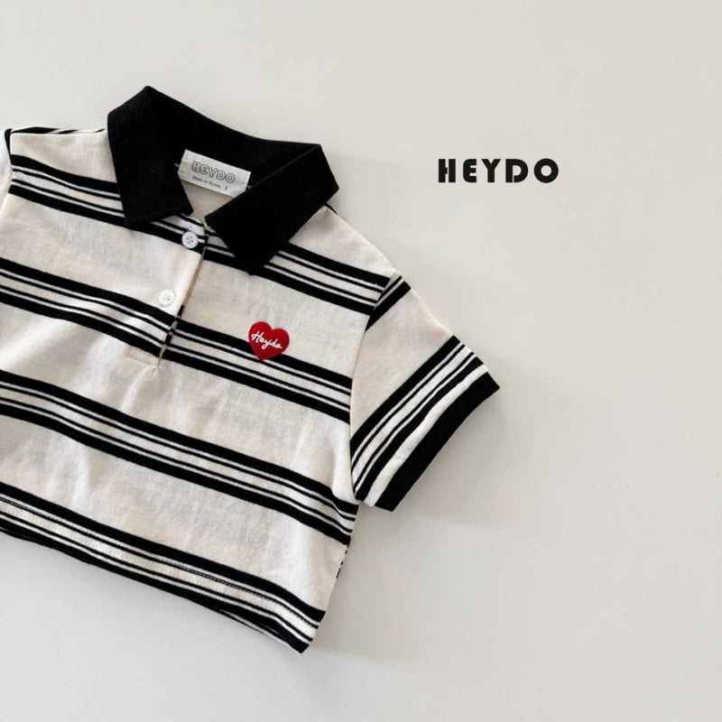 Heydo - Korean Children Fashion - #minifashionista - Wappen Bintz Collar Tee - 6