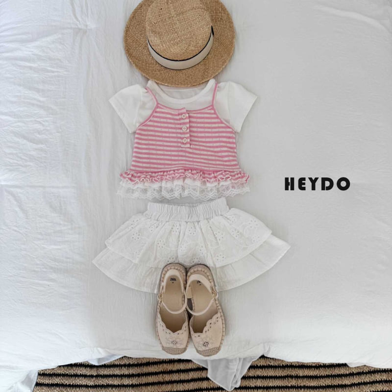 Heydo - Korean Children Fashion - #minifashionista - Lace Cancan Skirt - 9