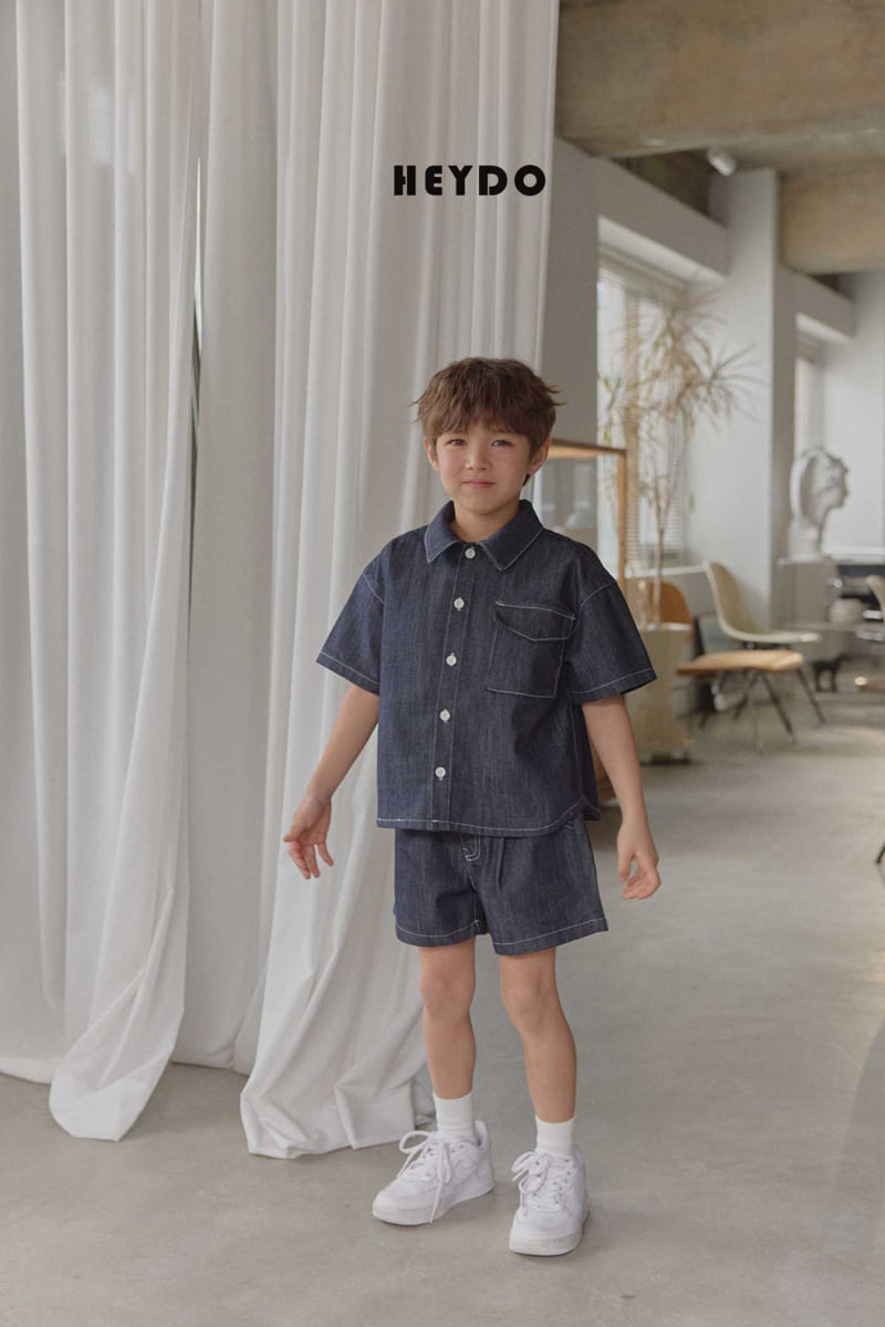 Heydo - Korean Children Fashion - #prettylittlegirls - One Pocket Short Sleeve Shirt - 12