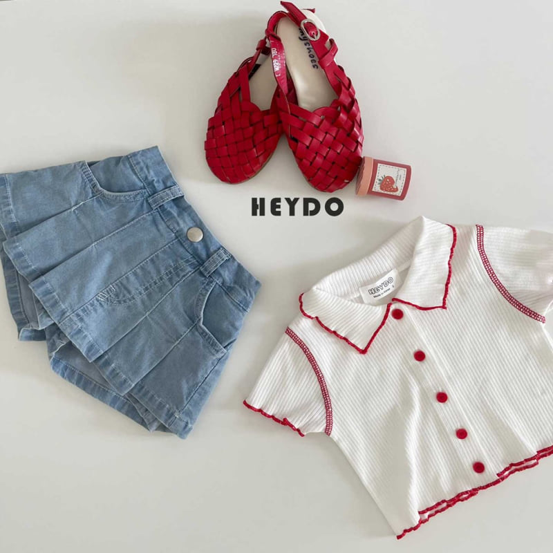 Heydo - Korean Children Fashion - #prettylittlegirls - Mimi Pleated Denim Skirt - 9