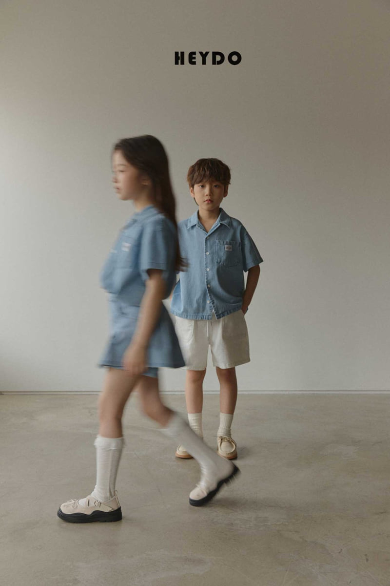 Heydo - Korean Children Fashion - #prettylittlegirls - Miukara Denim Shirt - 8