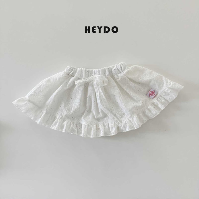 Heydo - Korean Children Fashion - #stylishchildhood - Dandel Frill Flower Skirt - 3