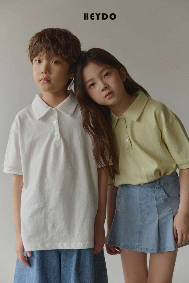 Heydo - Korean Children Fashion - #stylishchildhood - Muse Collar Tee - 9