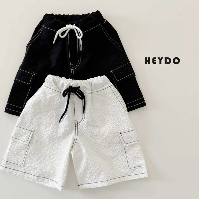 Heydo - Korean Children Fashion - #stylishchildhood - Stitch Cargo Pants - 3