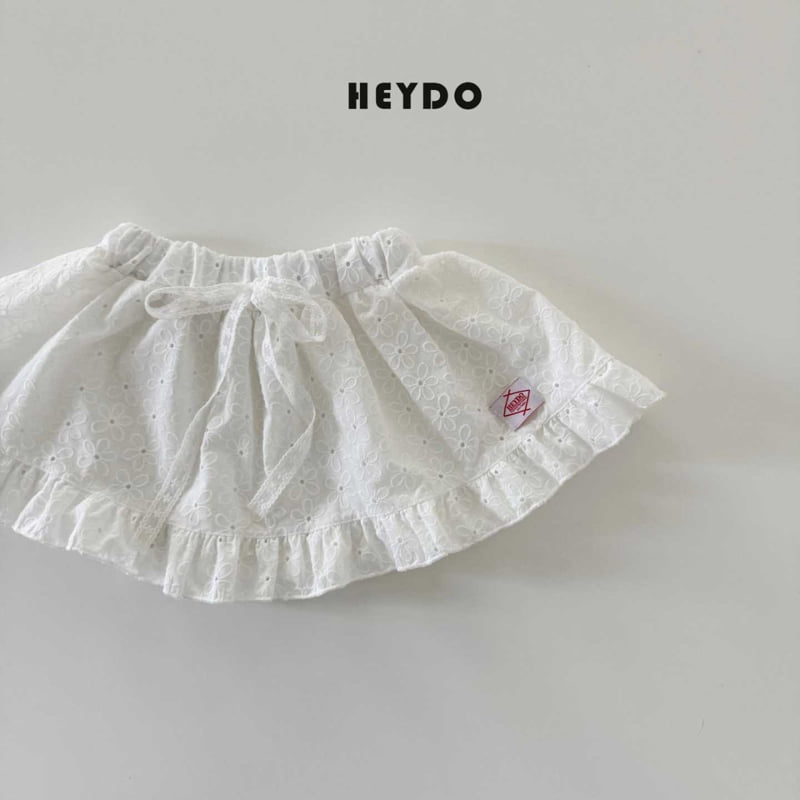 Heydo - Korean Children Fashion - #todddlerfashion - Dandel Frill Flower Skirt