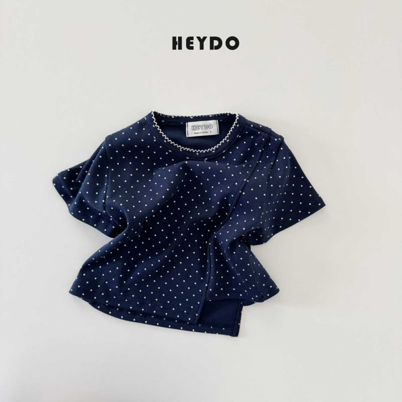 Heydo - Korean Children Fashion - #todddlerfashion - Dot Tee - 6
