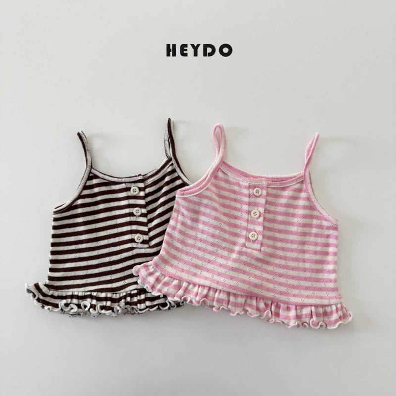 Heydo - Korean Children Fashion - #toddlerclothing - Tommy Frill Sleeveless