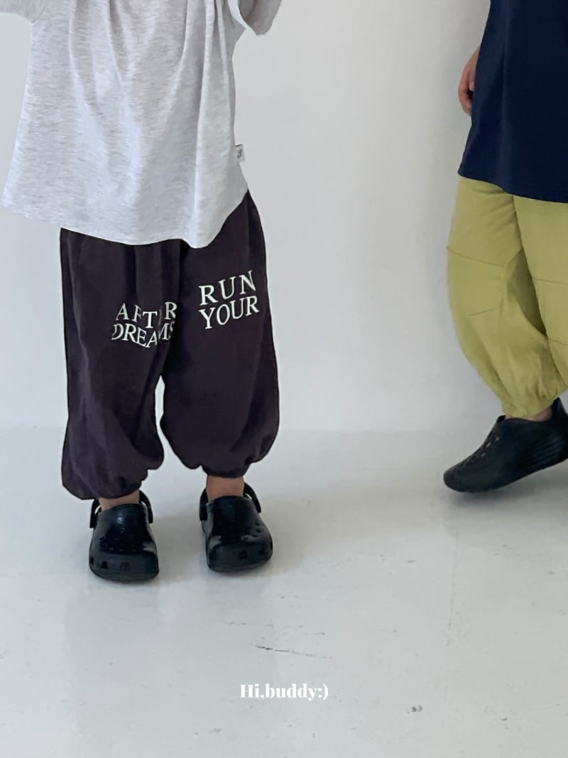 Hi buddy - Korean Children Fashion - #childofig - Check Run Jogger Pants - 7