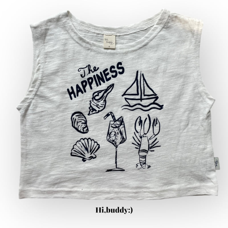 Hi buddy - Korean Children Fashion - #childofig - Happiness Sleeveless - 3