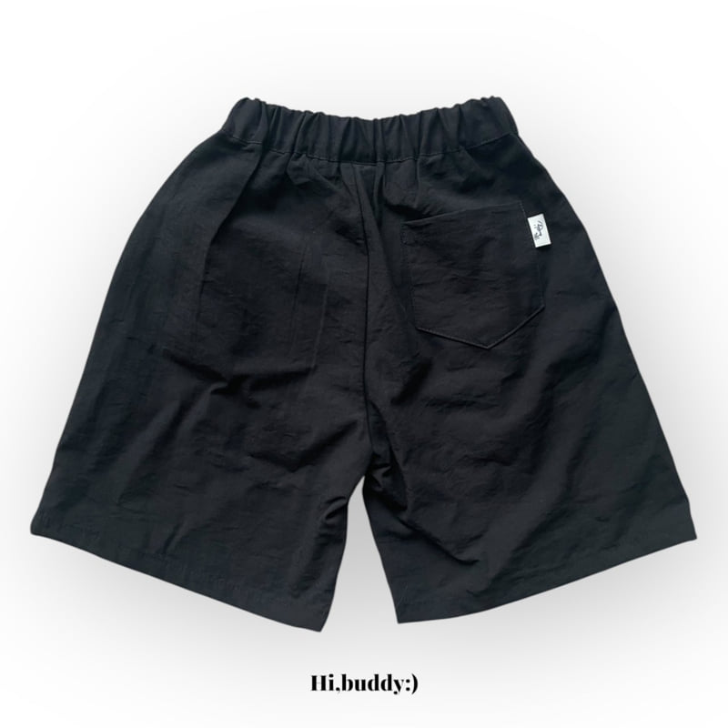 Hi buddy - Korean Children Fashion - #childofig - Bermuda Black Pants - 2