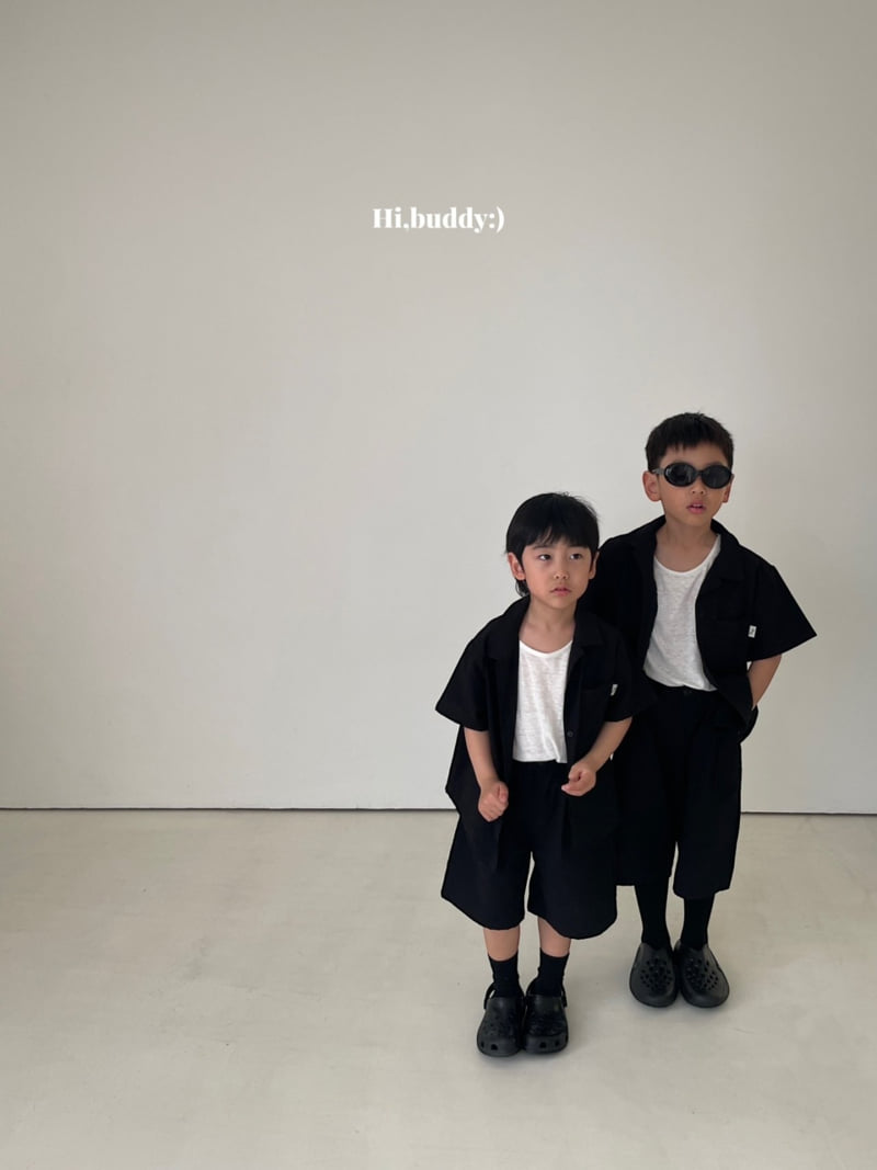 Hi buddy - Korean Children Fashion - #childofig - Bermuda Black Pants - 3