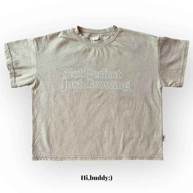 Hi buddy - Korean Children Fashion - #childofig - Growing Pigment Tee - 2