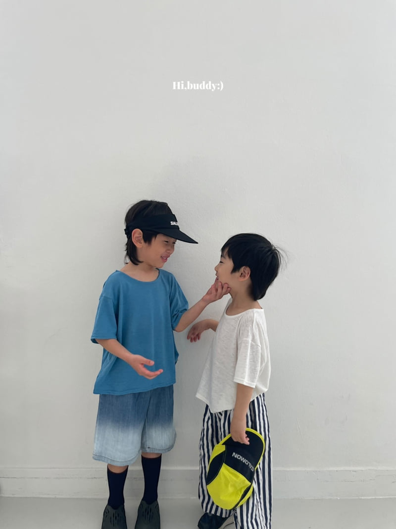 Hi buddy - Korean Children Fashion - #childofig - Linen Tee - 9