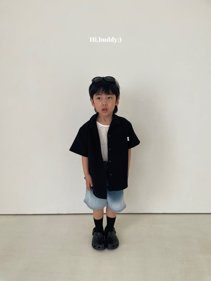 Hi buddy - Korean Children Fashion - #childrensboutique - Black Shirt - 8