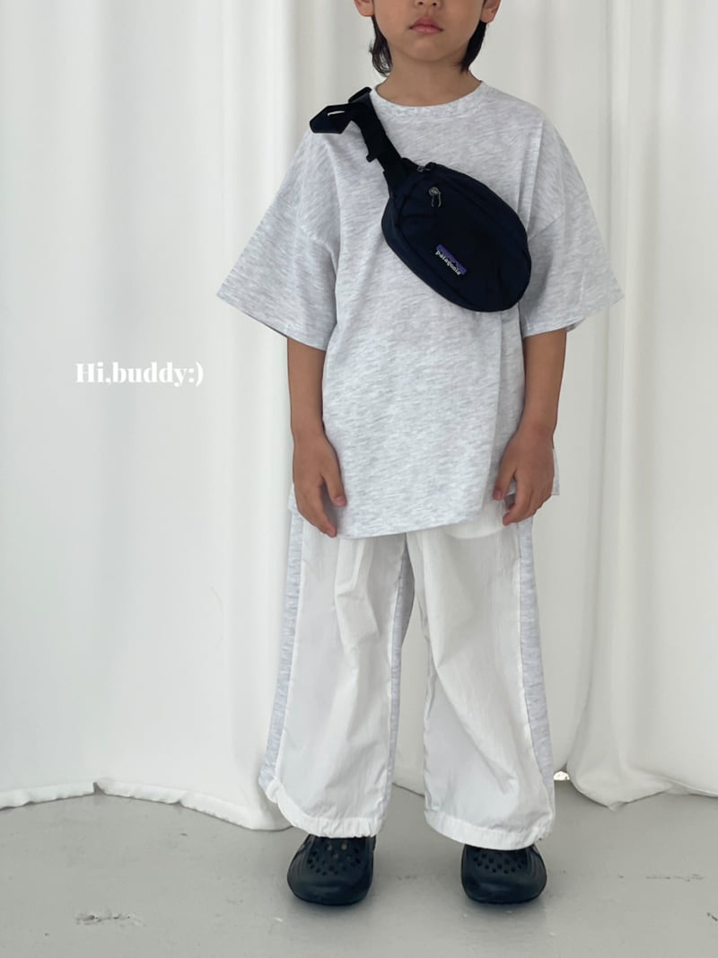 Hi buddy - Korean Children Fashion - #designkidswear - Half Half String Pants - 12