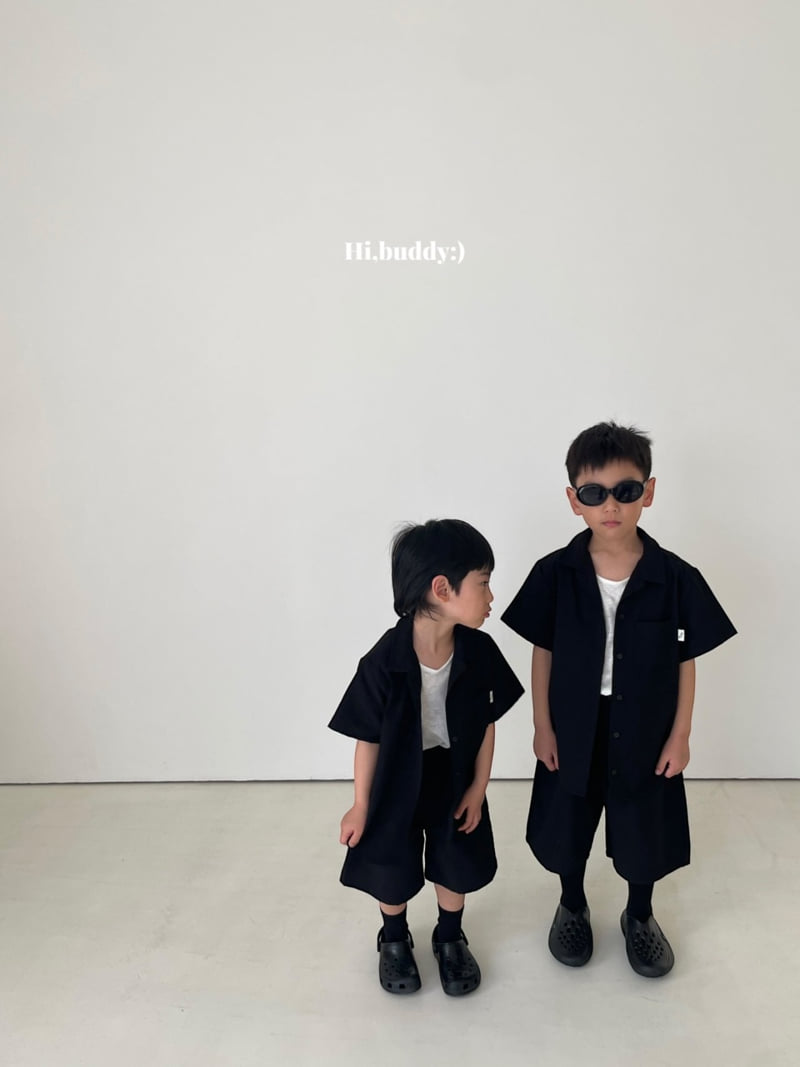 Hi buddy - Korean Children Fashion - #designkidswear - Bermuda Black Pants - 5