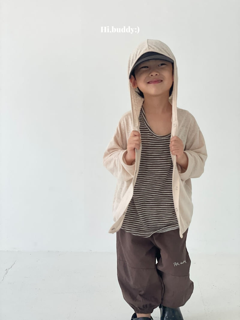 Hi buddy - Korean Children Fashion - #designkidswear - Linen Hooded Cardigan - 7