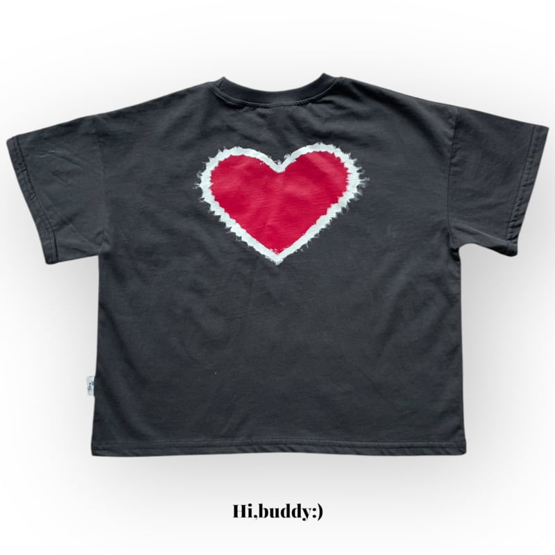 Hi buddy - Korean Children Fashion - #discoveringself - Heart Tee - 3