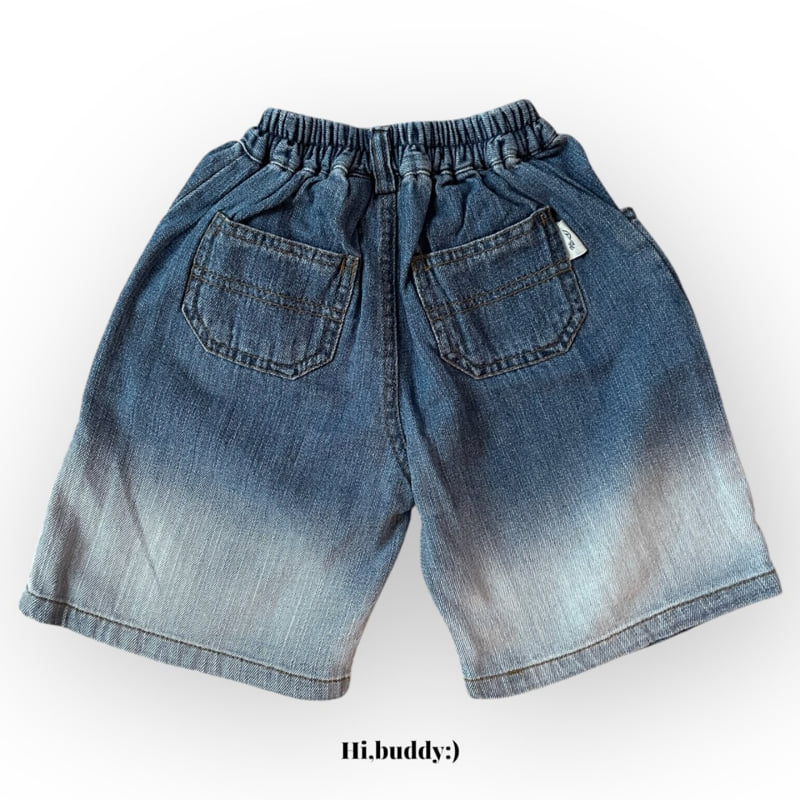 Hi buddy - Korean Children Fashion - #fashionkids - Summer Gradient Denim Pants - 2