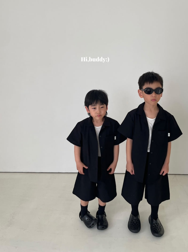 Hi buddy - Korean Children Fashion - #kidsshorts - Bermuda Black Pants - 8
