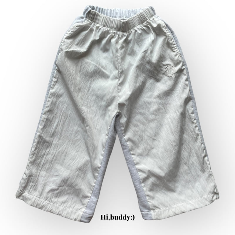 Hi buddy - Korean Children Fashion - #kidsstore - Half Half String Pants - 2
