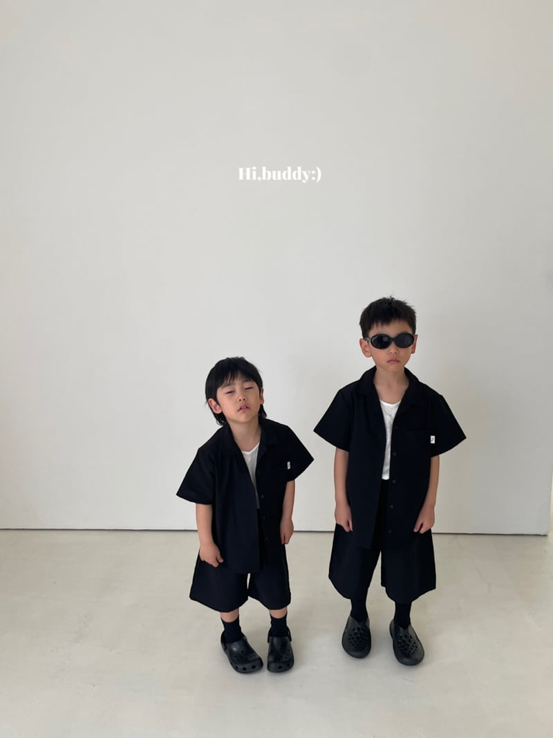 Hi buddy - Korean Children Fashion - #kidsstore - Bermuda Black Pants - 9