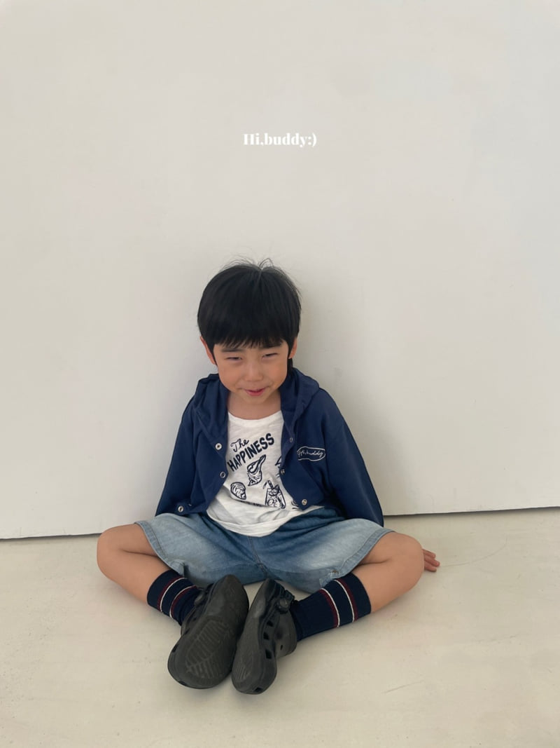 Hi buddy - Korean Children Fashion - #kidsshorts - Summer Gradient Denim Pants - 4